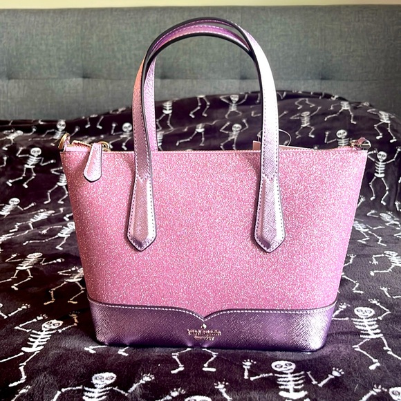 Kate spade glitter bag with matching wallet - Picture 1 of 9